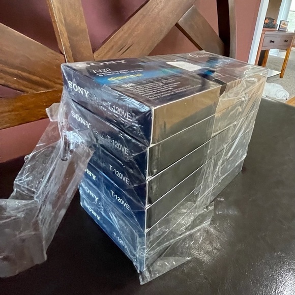 Sony premium VHS 6 hour blank tapes set of six new - Picture 8 of 13